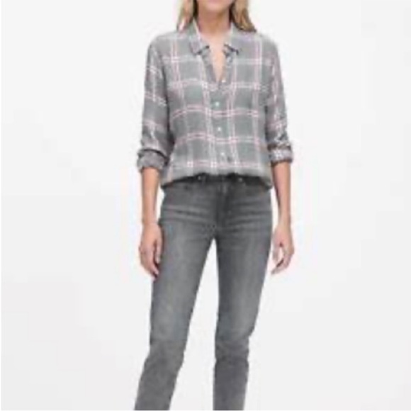 Banana Republic Tops - NWOT Banana Republic Dillion Classic Fit Flannel Shirt XS